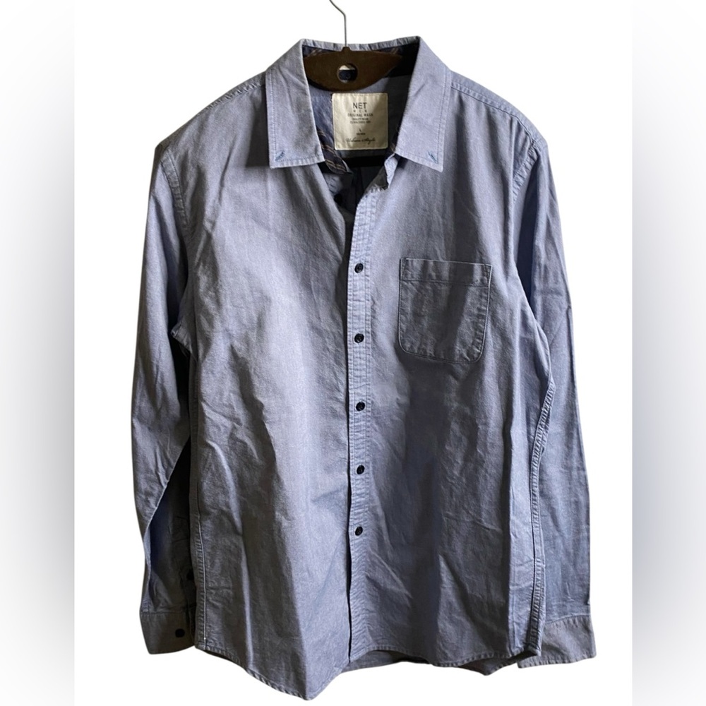 J. Crew Blue Casual Button Down Shirt